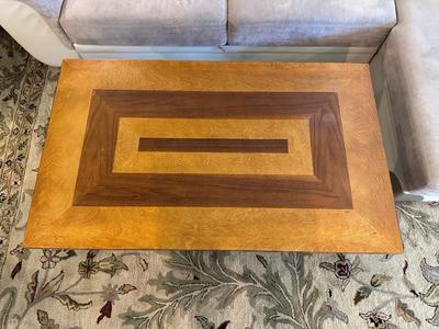 Wood & Metal Coffee Table and End Tables Set