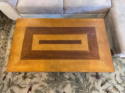 Wood & Metal Coffee Table and End Tables Set