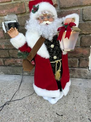Animated & Illuminated Santa and Mrs. Claus Figures