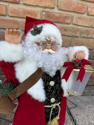 Animated & Illuminated Santa and Mrs. Claus Figures