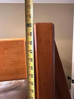 Handmade Solid Wood Loft Bed with Ladder