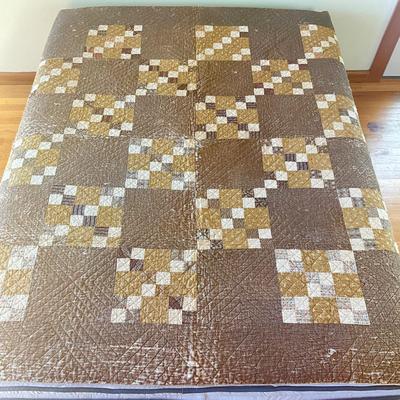 Sale Photo Thumbnail #1157: Has many tears throughout
Measures: 60" wide x 76" long