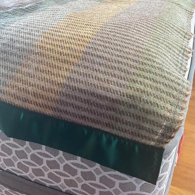 Sale Photo Thumbnail #1187: Has small flaws, please refer to photos
Repair/flaw on back side
Measures: 58" wide x 84" long