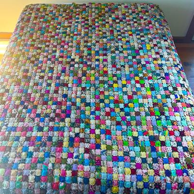 Sale Photo Thumbnail #1194: Has two small holes, refer to photos
Measures: 64" wide x 88" long