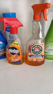 BLEACH, MOTH BALLS, GLASS CLEANER, DISHWASHER CLEANER, SCOURING PADS AND MORE