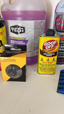 WD-40, GOOF OFF, RAIN-X, SPRAY WAX, MAGNETIC PHONE MOUNT AND EVEN MORE!