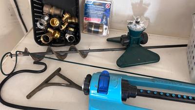 LANDSCAPE FENCING, SPRINKLERS, AND HOSE ACCESSORIES
