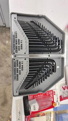 TASK FORCE 30PC COMBINATION HEX KEY SET, AND HOUSEHOLD HARDWARE