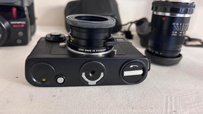 VINTAGE OLYMPIA AND LEICA 35MM CAMERAS