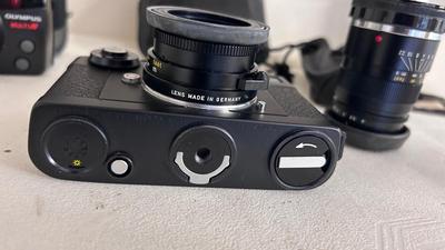VINTAGE OLYMPIA AND LEICA 35MM CAMERAS