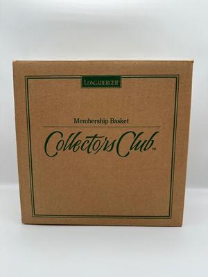 Longaberger Collectors Club Membership Basket with Original Box