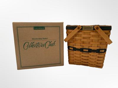 Longaberger Collectors Club Membership Basket with Original Box
