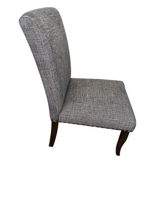 Furniture - Grey Twill Parson's Chairs - Set of 6