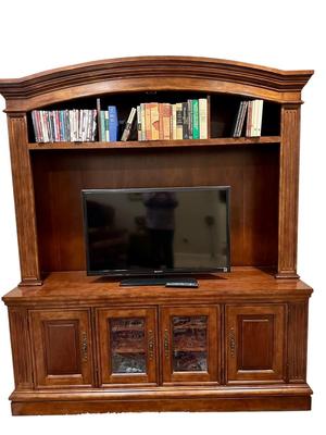 Furniture - Entertainment Center with Sony TV and DVD Player - Books listed separately