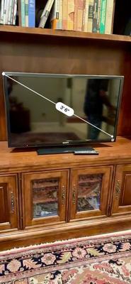 Furniture - Entertainment Center with Sony TV and DVD Player - Books listed separately