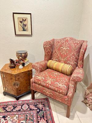 Furniture -Arm chair, Hexagonal side table, Art & Decor