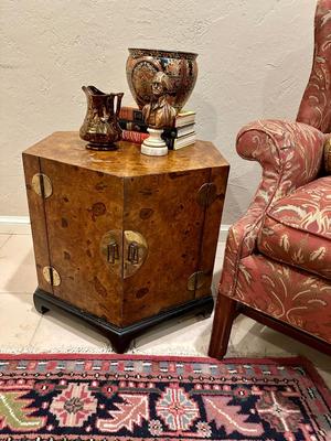 Furniture -Arm chair, Hexagonal side table, Art & Decor