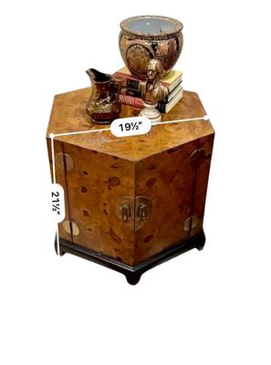 Furniture -Arm chair, Hexagonal side table, Art & Decor