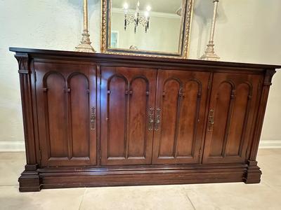 Furniture -Buffet, Lamps, Mirror & Silk Obi -