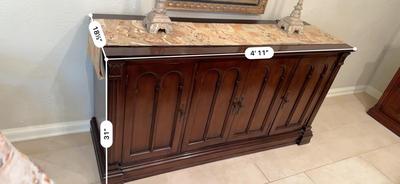 Furniture -Buffet, Lamps, Mirror & Silk Obi -