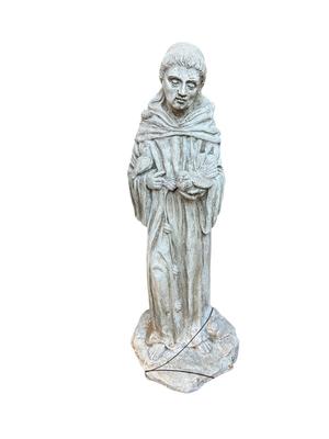 Patio - Concrete Statue of St Francis 26" H