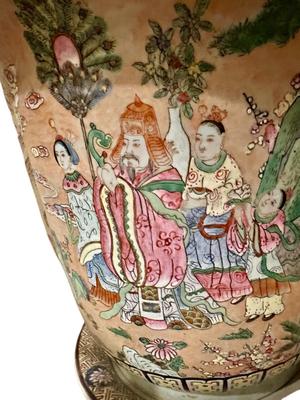 Decor - 7 ft Faux Tree in Chinoiserie Pot