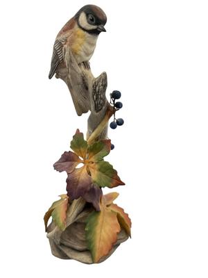 Decor - Vintage Boehm's Crested Backed Chickadee - Seven Birds listed individually