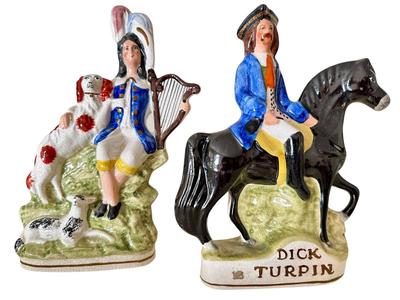 Decor - Vintage Staffordshire Figures
