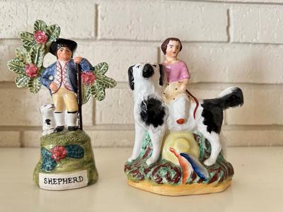 Decor - Vintage Staffordshire Figures