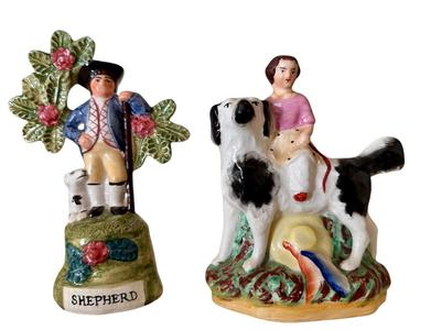 Decor - Vintage Staffordshire Figures