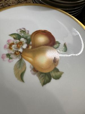 China -Transferware -Set of 8 Fruit plates - PASCO - Bavaria Germany