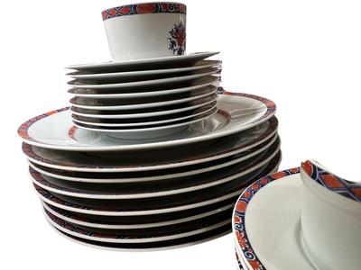 China - 6 - Limoges - Ceralene A. Raynaurd dish set 48 pc
