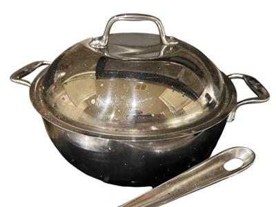 Kitchen - All-Clad Stainless 5.5 Qt Covered Dutch Oven
