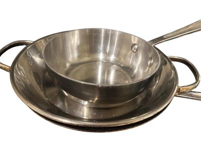 Kitchen Lot - All-Clad 2 Pan Lot + 1 Stainless double handle pan