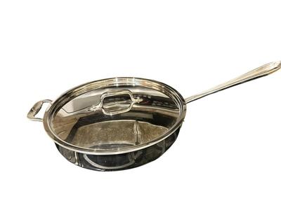Kitchen - All Clad Stainless Steel Covered Saute Pan