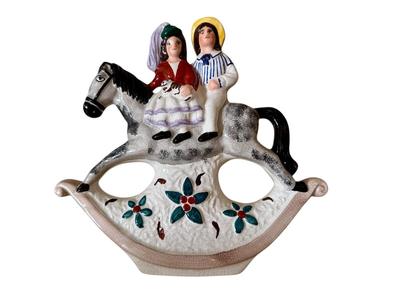 Decor - Vintage Staffordshire Rocking Horse