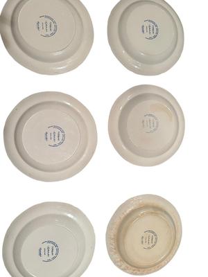 China- Mottaheda- Blue Torquay Plates Set of 6