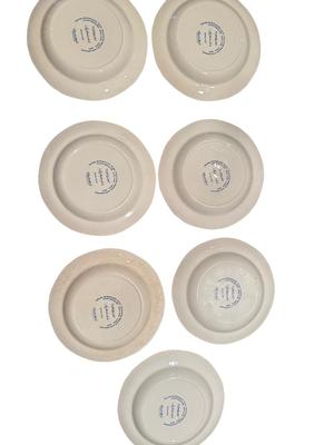 China- Mottaheda Blue Torquay salad plates set of 7
