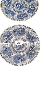 China- Mottaheda Blue Torquay salad plates set of 7