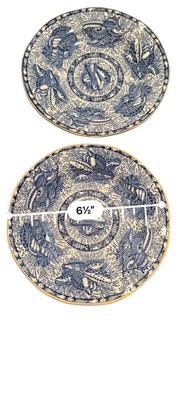 China - Mottaheda Blue Torquay bread & butter plates set of 5