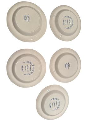 China - Mottaheda Blue Torquay bread & butter plates set of 5