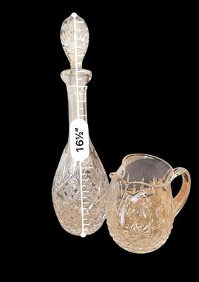 Crystal - Waterford decanter & Pitcher