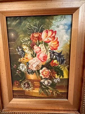 Art - Robert Grace Original Oil Miniature Floral