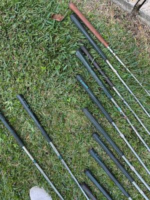 Vintage Golf Club Set with Hard-Shell Travel Case