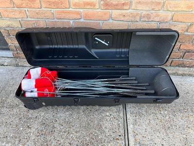 Vintage Golf Club Set with Hard-Shell Travel Case