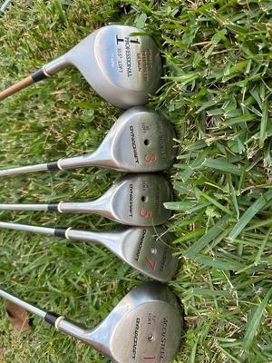 Vintage Golf Club Set with Hard-Shell Travel Case