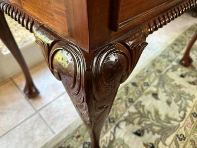 Chippendale-Style Mahogany Writing Desk