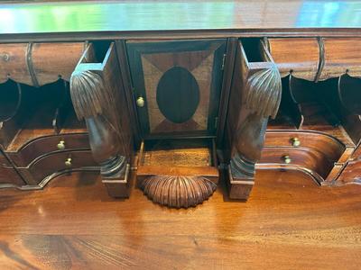 Chippendale-Style Mahogany Writing Desk