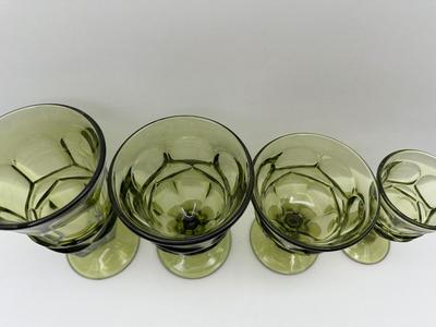 Fostoria “Argus” Olive Green Glassware