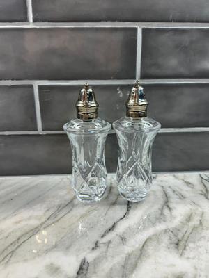 Gorham Crystal Salt and Pepper Shakers